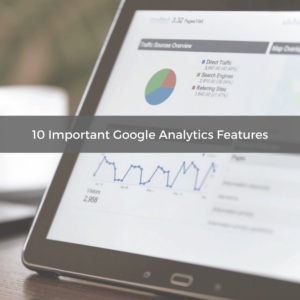 google analytics features