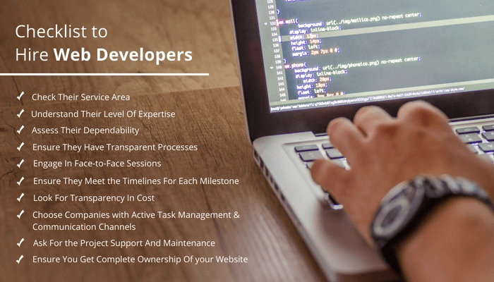 Checklist to hire web developers in Australia