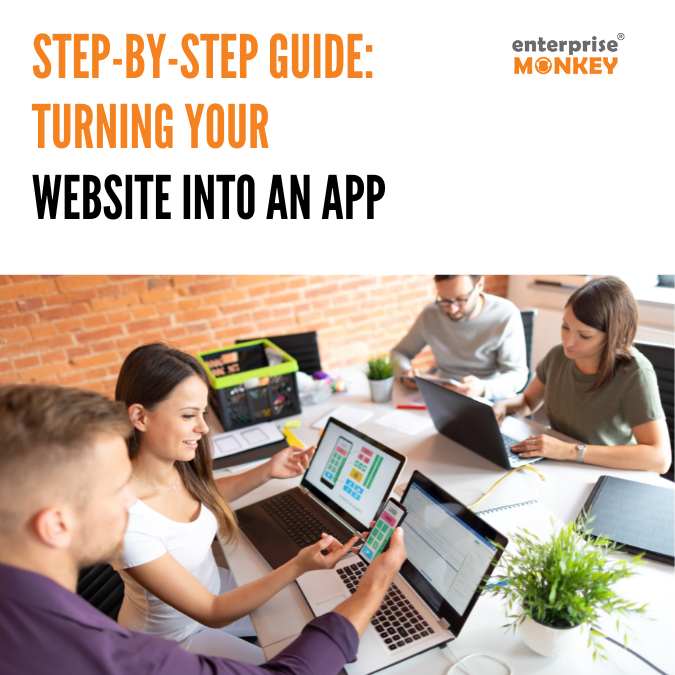 Turn your website into a mobile application.
