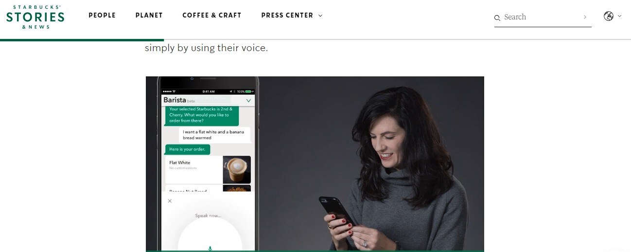 Voice Commerce- Starbucks