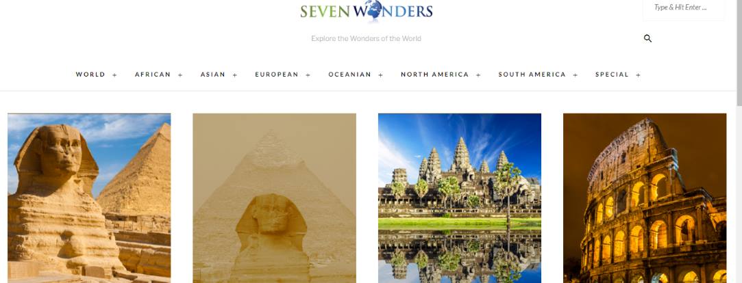 The Seven Wonders: 360-Degrees Panoramas
