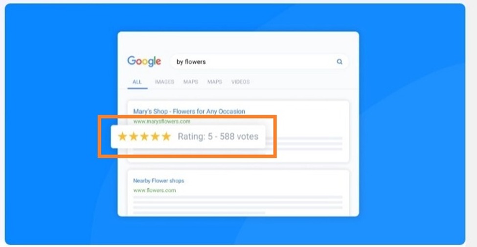 Google ratings and reviews